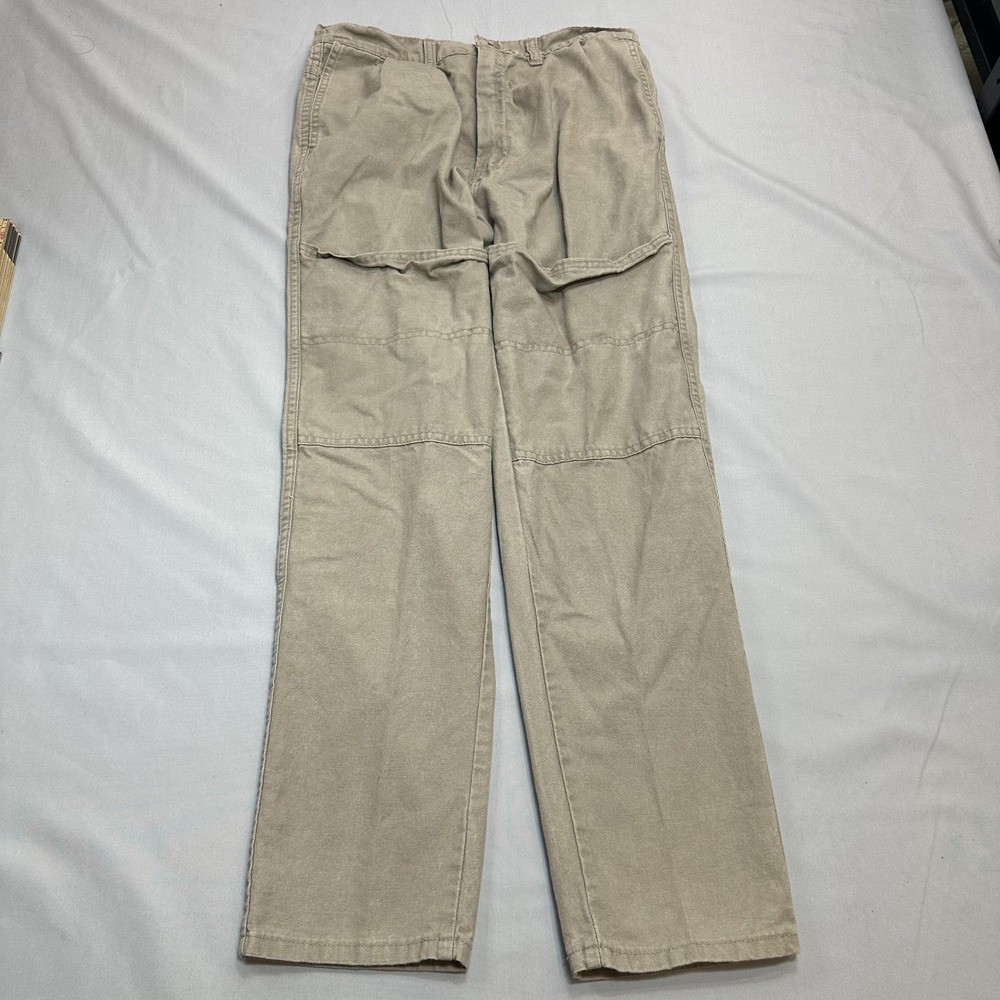 Dee Cee Painters Pants Mens 31x30 Fits 30x28 Brown Canvas Double Knee USA